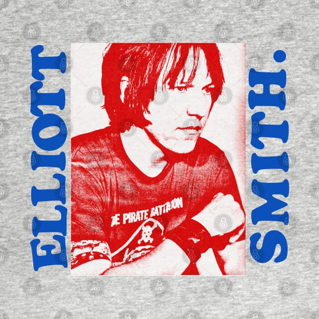 Elliott Smith //// Retro Styled Fan Art Design by DankFutura